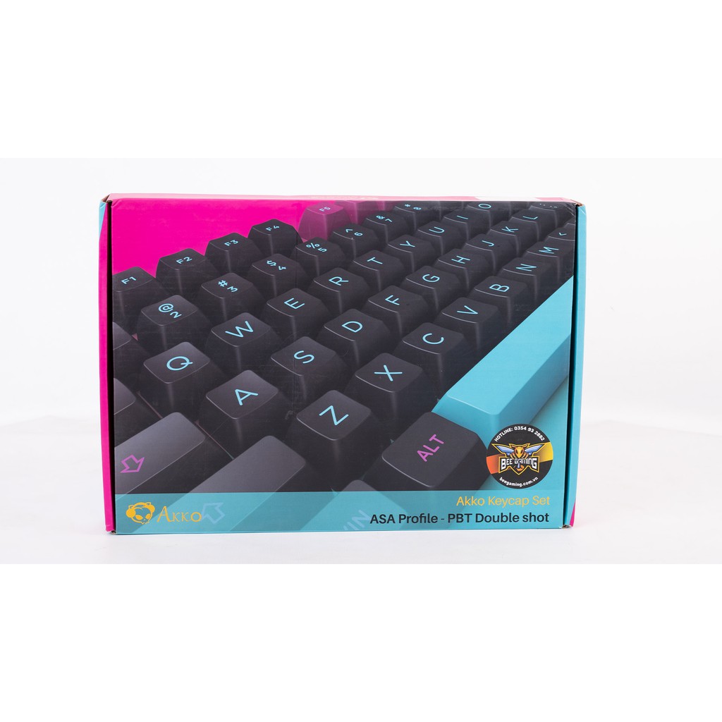 [Mã SKAMSALE03 giảm 10% đơn 200k] Keycap AKKO Midnight (PBT Double-Shot, ASA Profile, 178 nút )