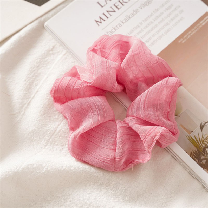 Dây cột tóc chiffon nhiều màu sắc thời trang mùa hè 2020