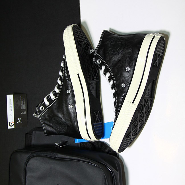 Giày Converse 1970s cao cổ da đen CCDD15