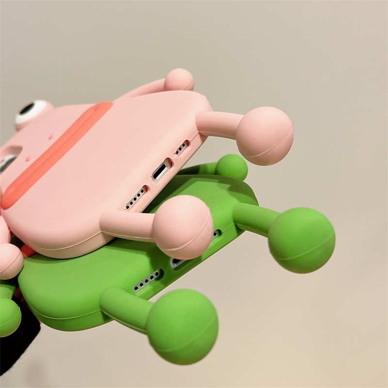 Iphone Ốp Điện Thoại silicone Hình Ếch Xanh Cho Iphone15 xs max 11promax 12promax 13promax