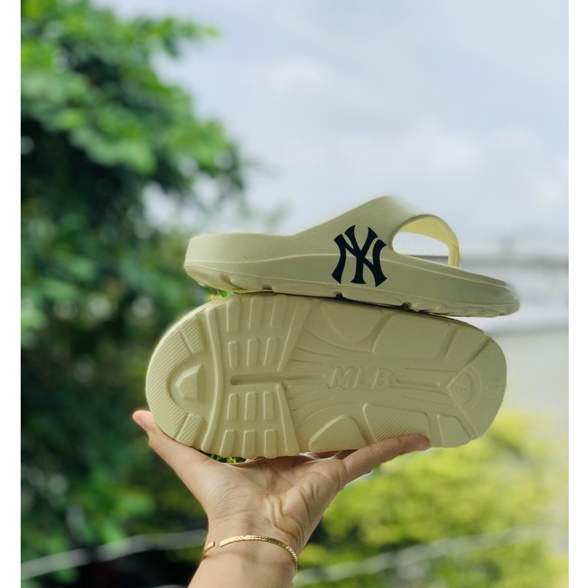 Dép 𝐌𝐋𝐁,dép kẹp nam nữ,dép quai ngang nam nữ unisex 𝐌𝐋𝐁 -FREESHIP + Hộp- dép kẹp 𝐌𝐋𝐁 𝐍𝐘 thể thao bóng chày nam nữ in 𝐍𝐘
