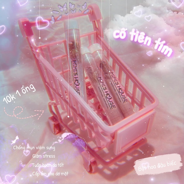 Cô tiên tím handmade Mimi House - Bột đắp mặt hoa đậu biếc