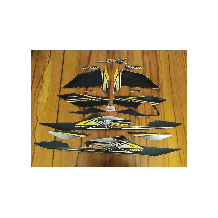 Bộ tem honda wave RSX 100 màu đen