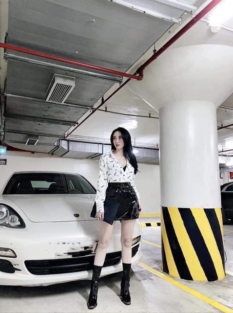 ÁO SƠ MI HOẠ TIẾT Y.S.L