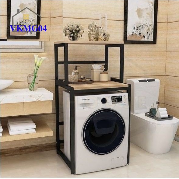 Kệ sau máy giặt 2 tầng tiết kiệm không gian VKMG04 - Nội thất lắp ráp Viendong Adv | BigBuy360 - bigbuy360.vn