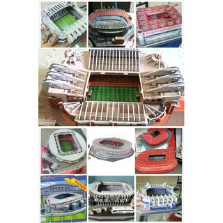 Mô hình sân vận động 3D các CLB bóng đá