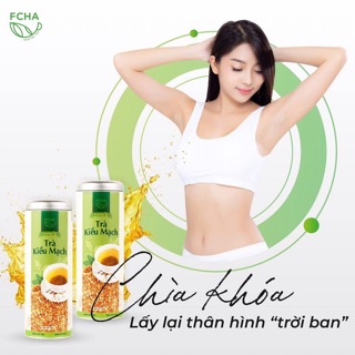 [ Tặng bình thuỷ tinh]  Trà Kiều mạch Fcha 220g