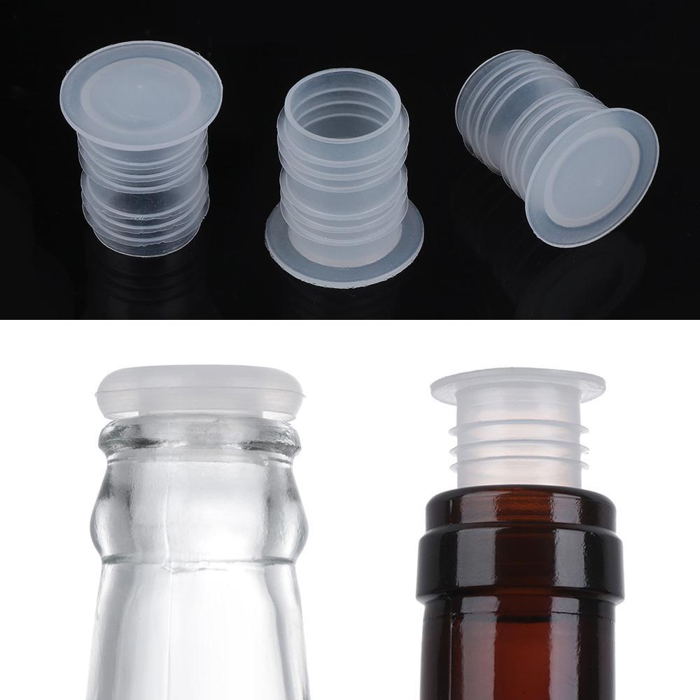 LEISURE Set 10 / 20 Nút Đậy Chai Rượu Vang Tiện Lợi