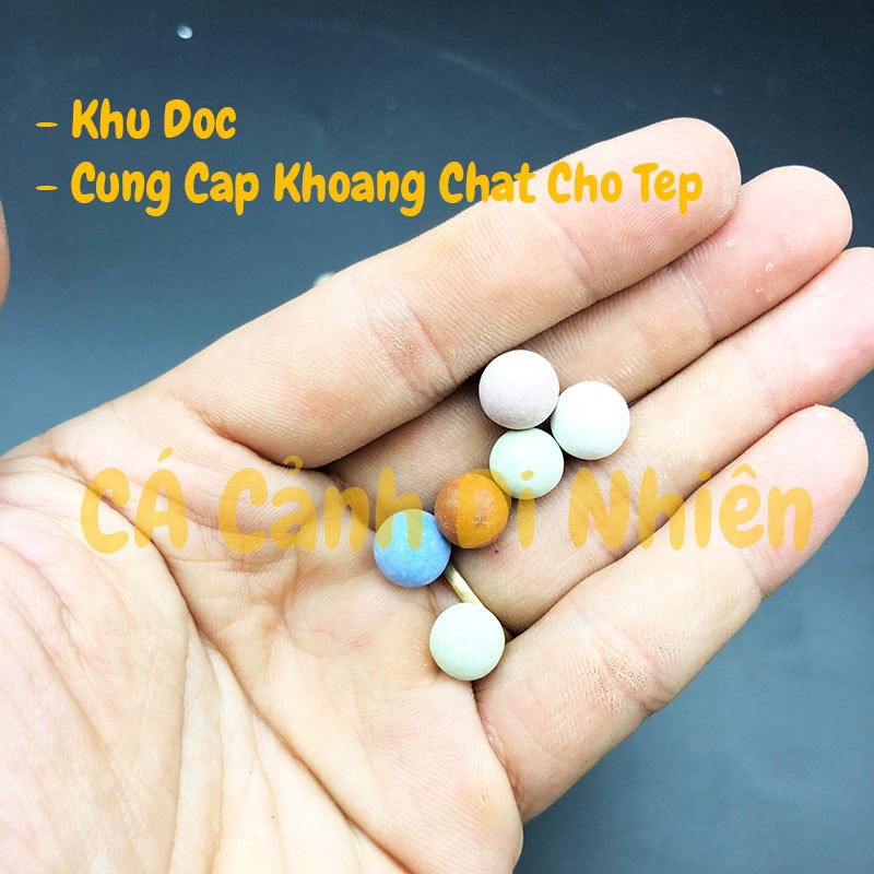 Khoáng viên Nhật TOURMALINE BEE BALL cho hồ tép cảnh 50 gram - Khoáng tép