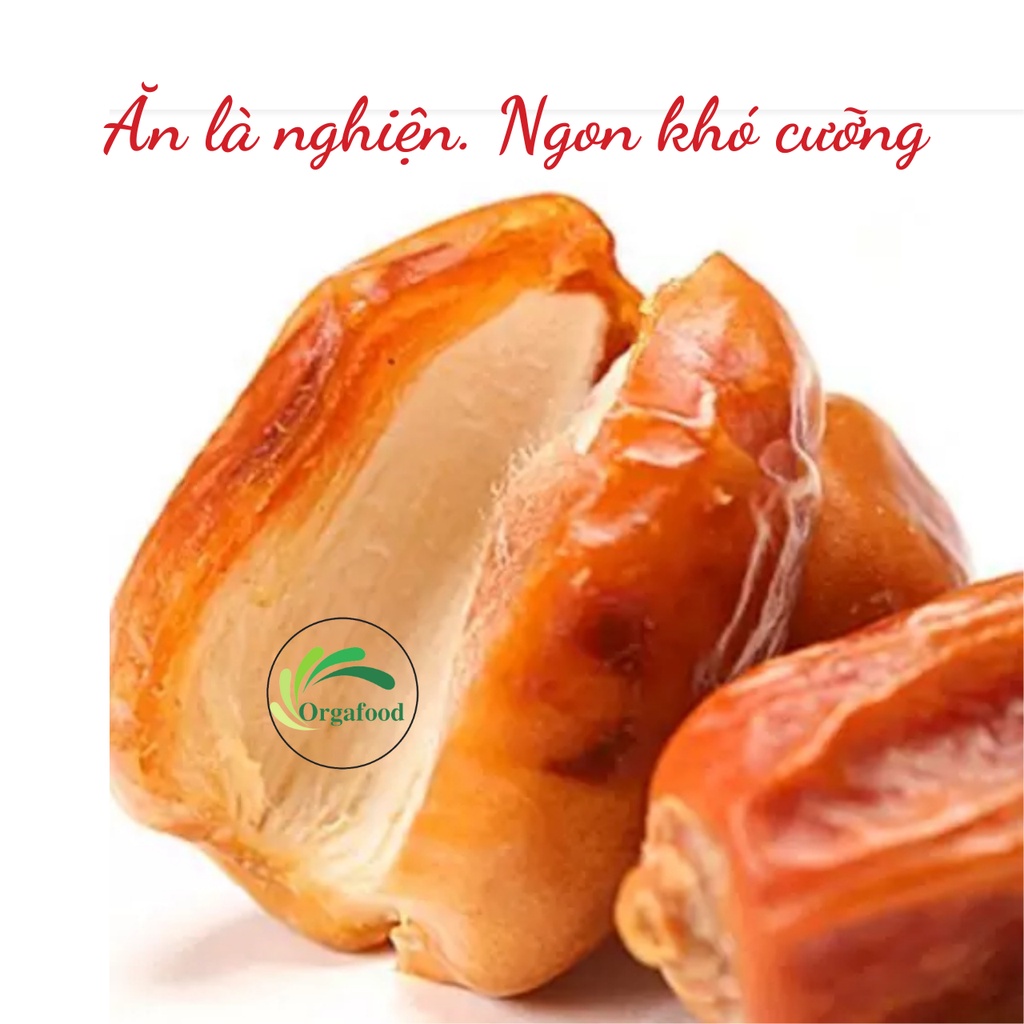Chà là sấy dẻo không đường nhập khẩu Ấn Độ ăn vặt Eat clean healthy