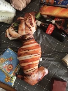 Gối 3D con mực có râu