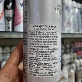 Keo xịt tóc Kella 420ml loại mềm