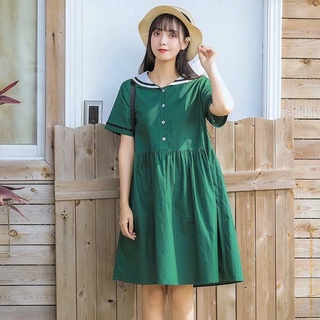 ĐẦM BABYDOLL THUỶ THỦ XANH