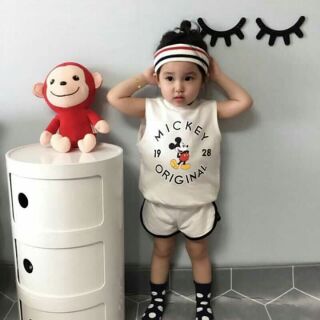 bộ mickey ba lỗ
