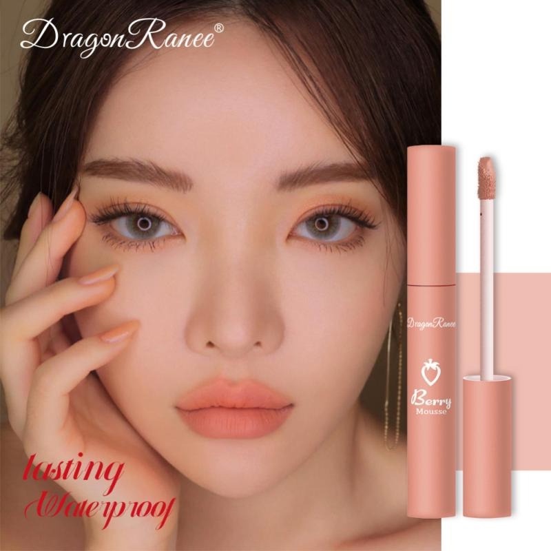 Bộ 6 Son Môi Màu Nhung Lì Chống Thấm Nước Lâu Trôi Không Để Lại Dấu