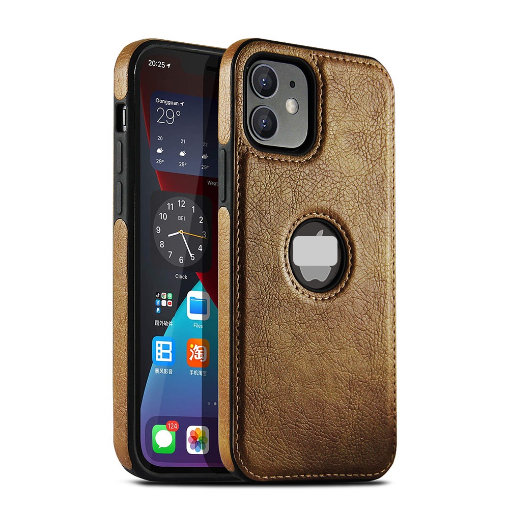 Ốp da IPhon 13/12/11 Pro/Pro max, Ip X/Xs max, IP 7/8 Plus...Da bò thật chống bám vân tay