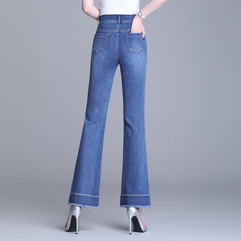 HB3203 Quần jean nữ dài ống loe hàng nhập