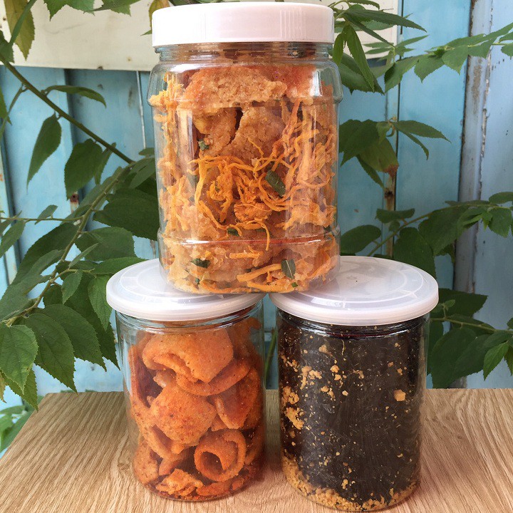 Combo 3 hũ rong biển - da heo - cơm cháy khô gà HIỆU SK FOOD | BigBuy360 - bigbuy360.vn