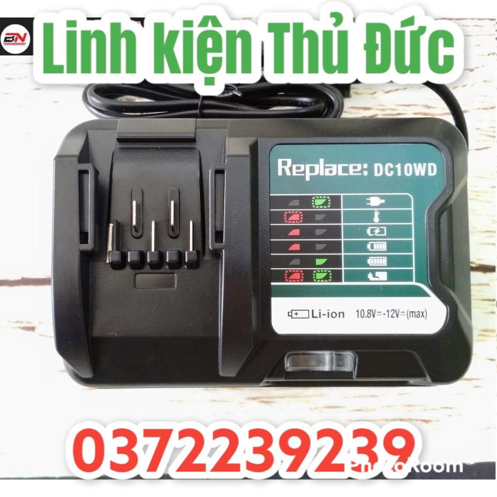 Lktd BN. Sạc pin Makita DC10WD Max 10.8v - 12v Li-ion, pin trượt.