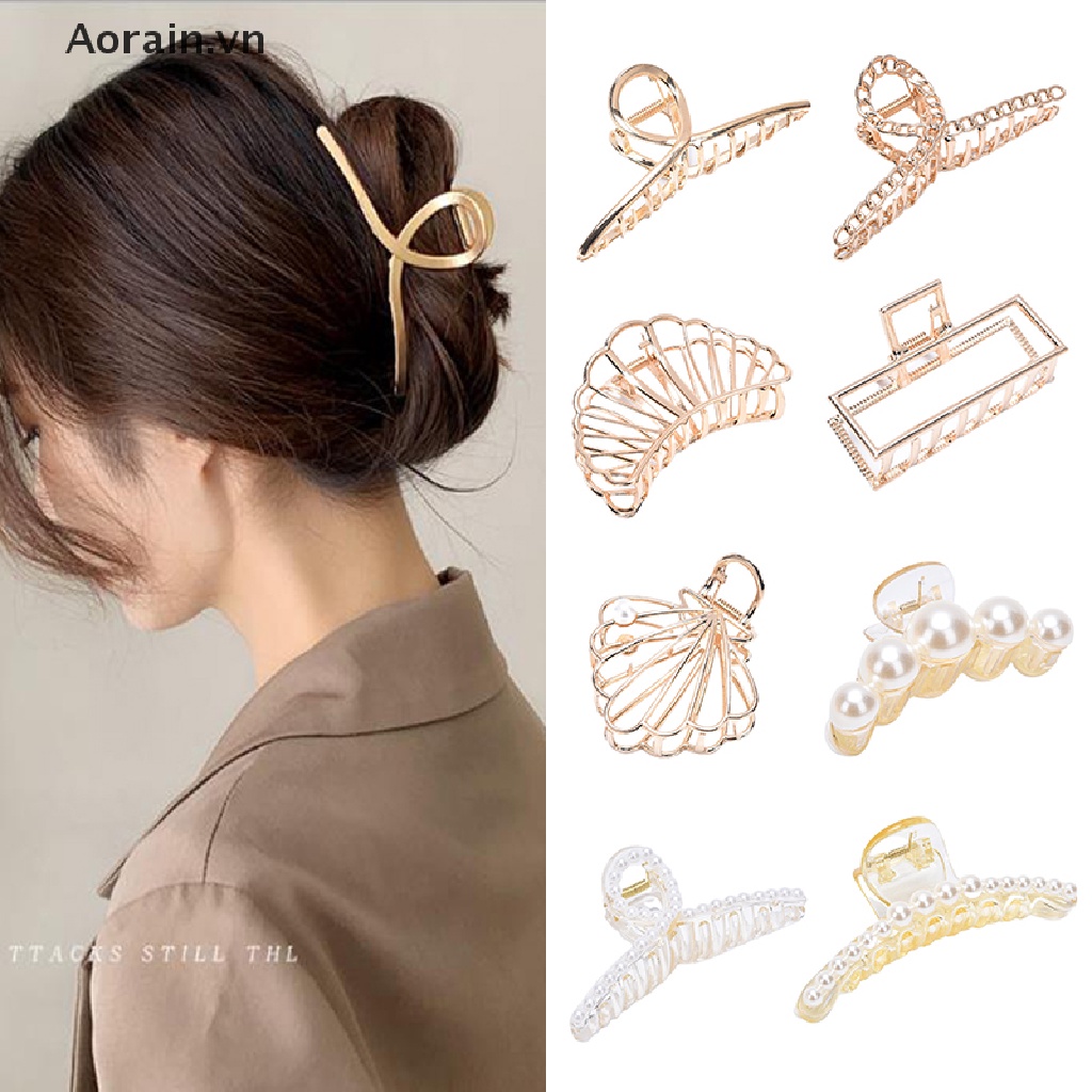 Kẹp Càng Cua Bằng Kim Loại Cho Nữ