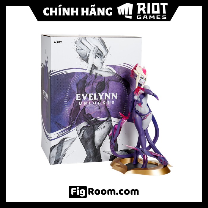 Mô hình LoL Evelynn 25cm - EVELYNN UNLOCKED STATUE  - Figure LMHT Liên Minh Huyền Thoại