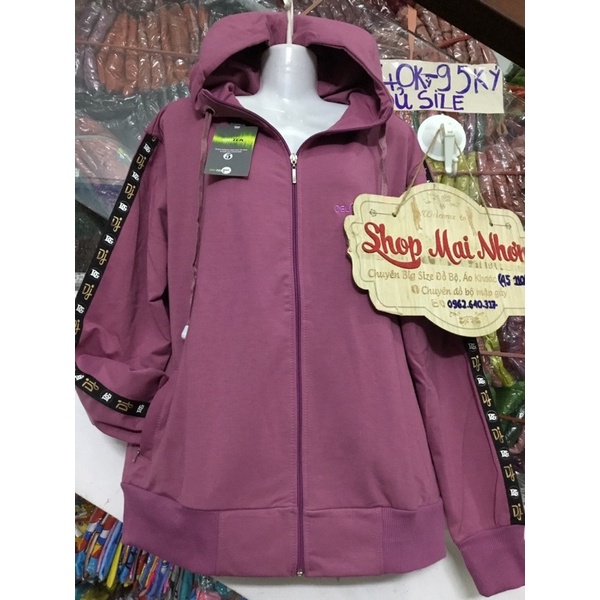 Áo khoác viền tay bigsize