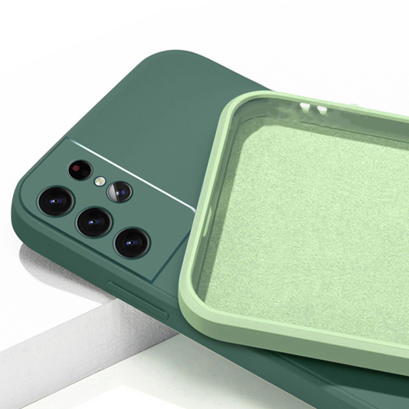 Ốp Lưng Silicone Mềm Chống Sốc Màu Trơn Cho Samsung Galaxy S21 Plus A12 A42 Note 20 Ultra | BigBuy360 - bigbuy360.vn