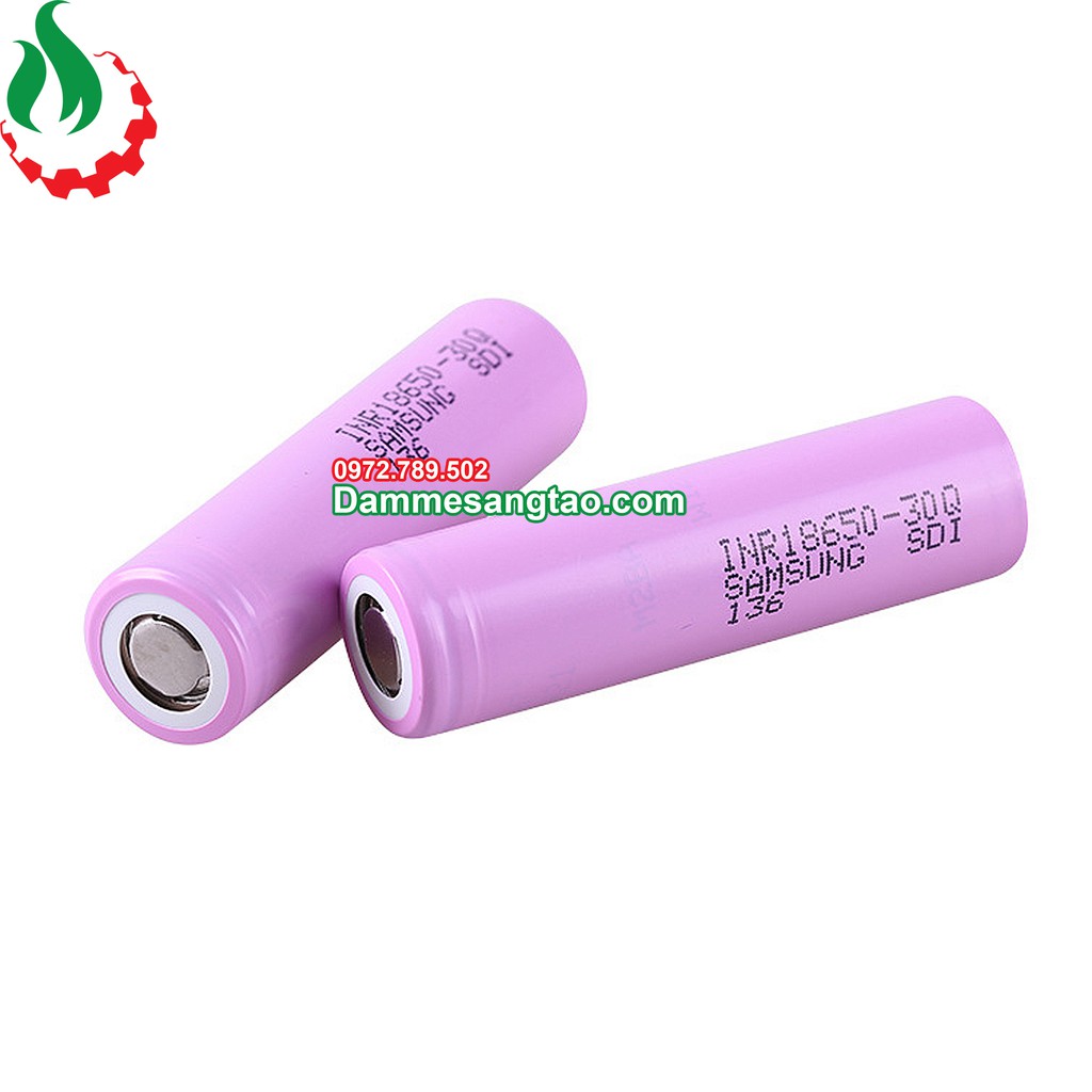 Cell pin 18650 SAMSUNG INR18650-30Q Li-ion 3.7V 3000mah - Xả 15A