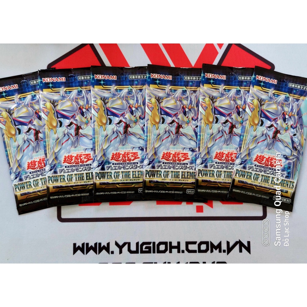 [ Đỗ Lạc Shop ] 01 Túi Thẻ Bài Yugioh Power of the Elements OCG