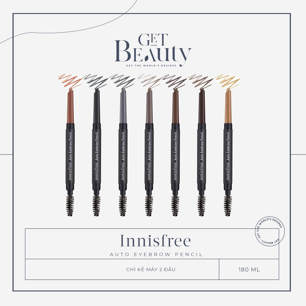 CHÌ KẺ CHÂN MÀY INNISFREE AUTO EYEBROW PENCIL 0.3G