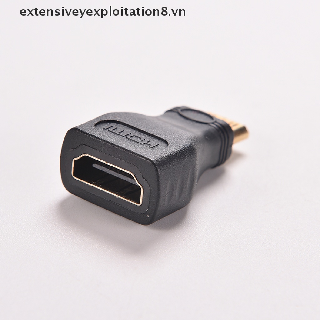 1 Đầu Nối Chuyển Đổi HDTV Mini HDMI Type C Sang HDMI Type A