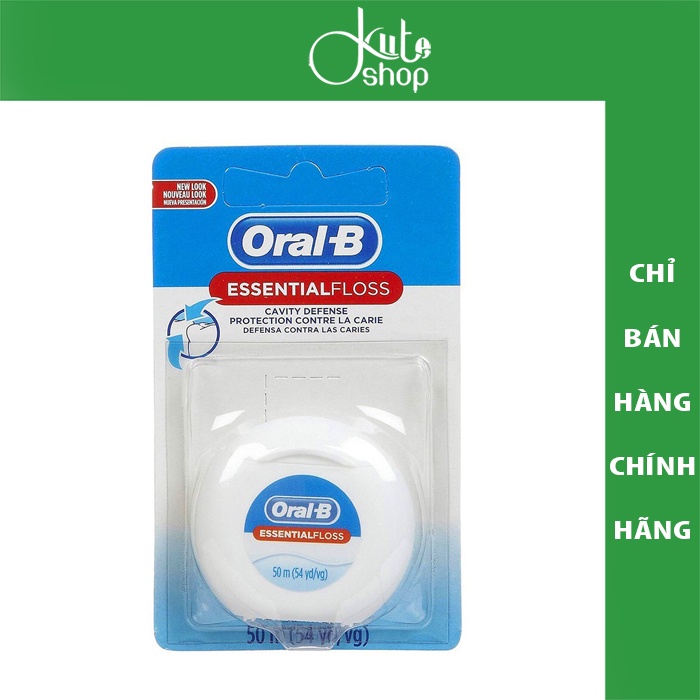 Chỉ nha khoa Oral-B Essential Floss 50m