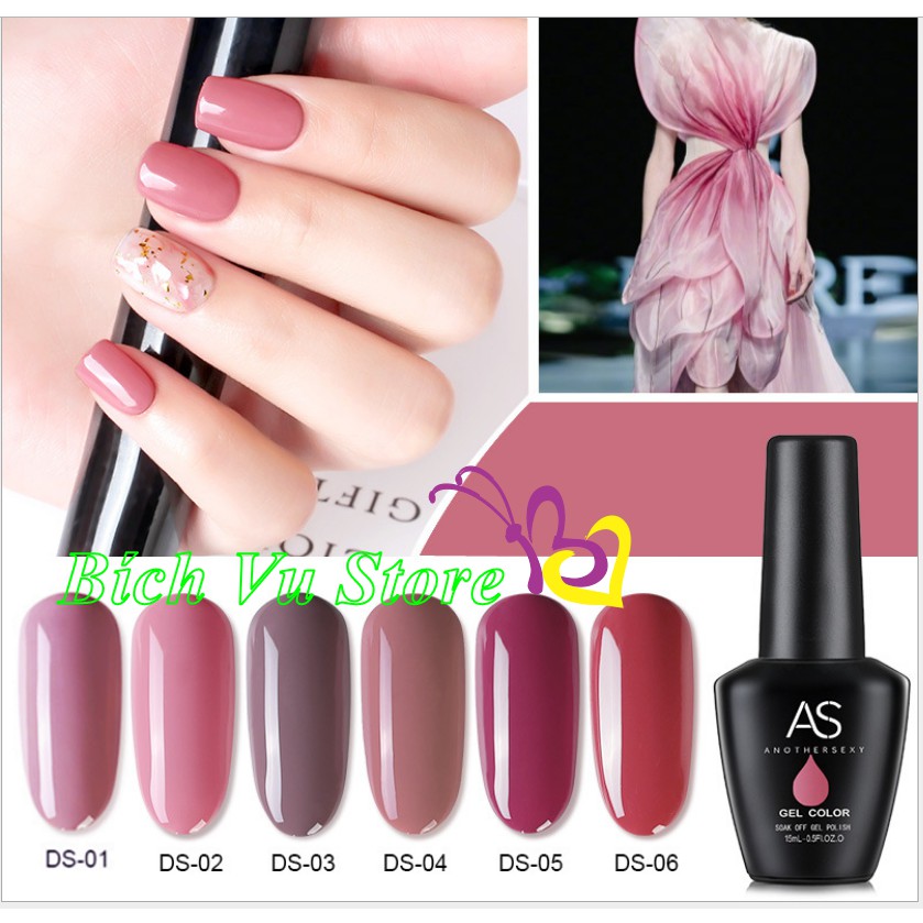 Sơn Gel As mã DS | chai đen