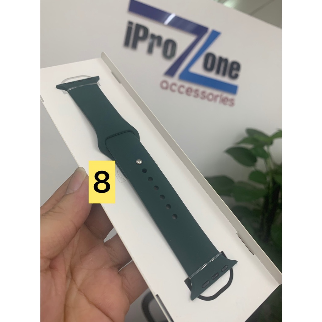 Dây đeo silicone cho đồng hồ Size 38 / 40 / 41 / 42 / 44 / 45 mm chính hãng Coteetci fullbox