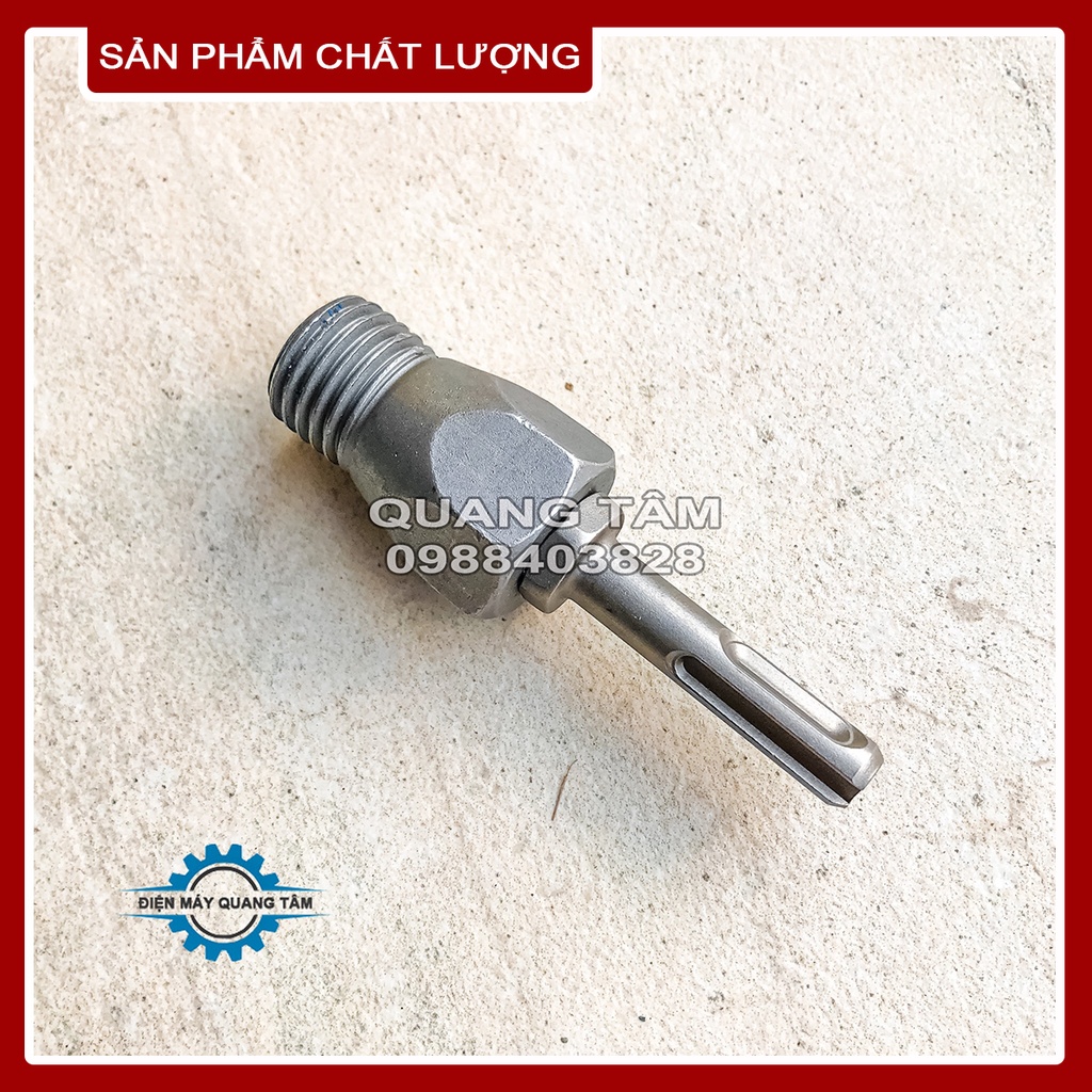 Đầu Chuyển Đổi từ Khoan Bê Tông Chân Gài SDS sang Khoan Rút Lõi Bê Tông Ren M22