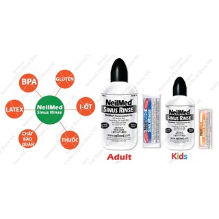 Bìnhbộ dụng cụ xịt rửa mũi xoang bé neilmmed sinus rinse paediatric kit 1 - ảnh sản phẩm 7