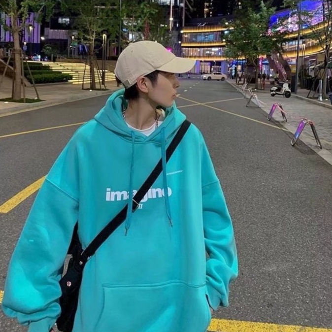 Áo Hoodie In Chữ Alphbet Phong Cách Hàn Quốc Thời Trang Cho Nam áo hoodie nam hoodie hàn quốc Áo nỉ nam nữ mới sục nữ thời trang Áo trùm