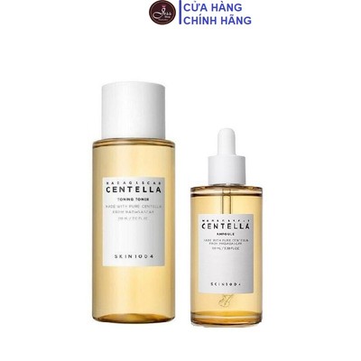 Bộ 2 Sản Phẩm Dưỡng Da Giảm Mụn, Làm Mờ Thâm Skin1004 Madagascar Centella (Toner + Serum)