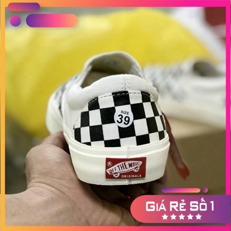 Giày Vans caro lười , buộc dây hàng đẹp full box dành cho nam nữ freeship | BigBuy360 - bigbuy360.vn