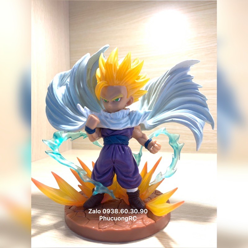 (Hết hàng) Mô hình Dragon Ball - Nhân Vật Songohan Kid siêu Saiya 16cm