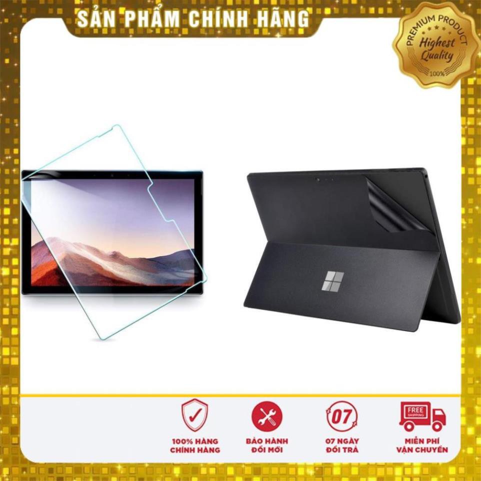 (Combo) Bộ kính cường lực+dán lưng Surface Pro 4, 5 , 6 ,7,8,9, surface pro x, surface go chính hãng JRC