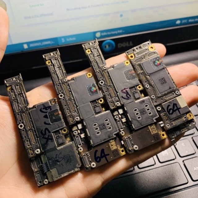 Main xác icờlâu 7plus/8plus/X/Xr/XS/XSM/11/11 Pro/11 Pro Max rin bóc máy..ae thợ mua về sàn cặp,lấy linh kiện,ic...
