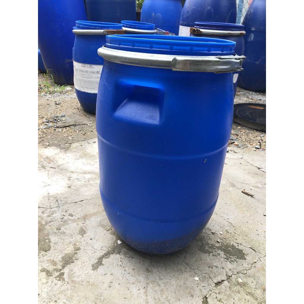 Thùng Phuy Nhựa Cũ 30L Chất Lượng 95%