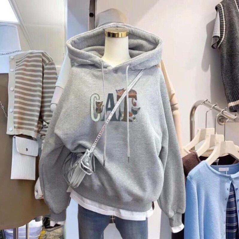 Áo hoodie nam nữ có chữ Cat mẫu Cực Hot 2021 | BigBuy360 - bigbuy360.vn