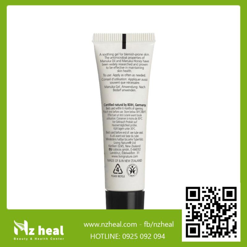 [Hỏa tốc] Gel mật ong Living Nature Manuka Honey Gel 10ml
