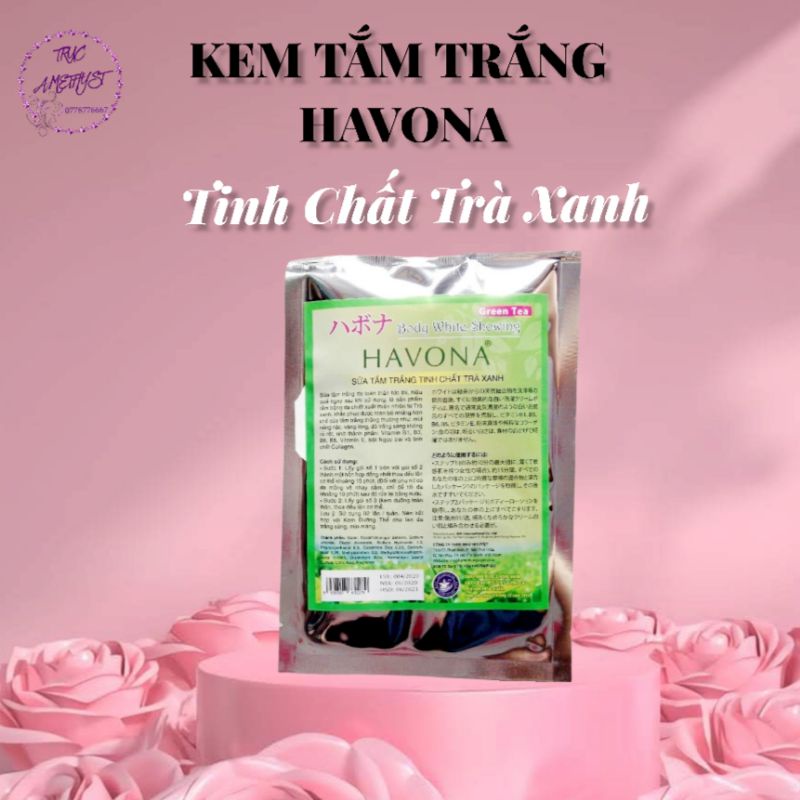 TẮM TRẮNG HAVONA TINH CHẤT TRÀ XANH