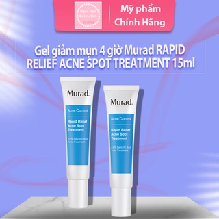 Gel giảm mụn 4 giờ murad rapid relief acne spot treatment 15ml