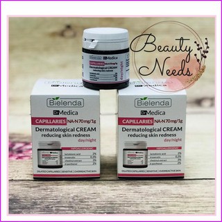Kem dưỡng phục hồi Bielenda Dr Medica Capillaries Dermatological Face Cream Reducing Skin Redness nội địa Blan