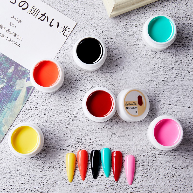 Bộ sơn móng tay 36 màu Gel - Set 36 màu vẽ gel đậm đặc dễ vẽ,  Bộ sơn móng tay Gel sơn móng tay màu Gel cho móng tay chuyên dùng cho dân làm móng