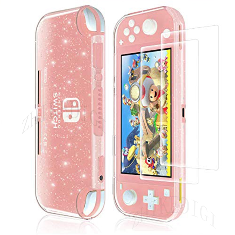 Vỏ Bảo Vệ Bằng TPU Mềm Trong Suốt Lấp Lánh Chống Sốc Cho Nintendo Switch Lite